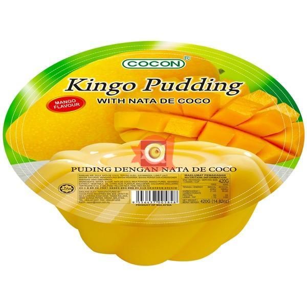 Kongo pudding with nata de coco