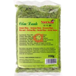 Green flat rice