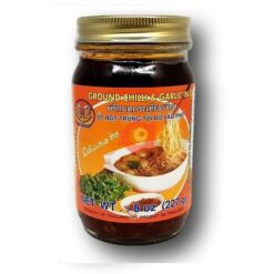 ground chili & garlic oil