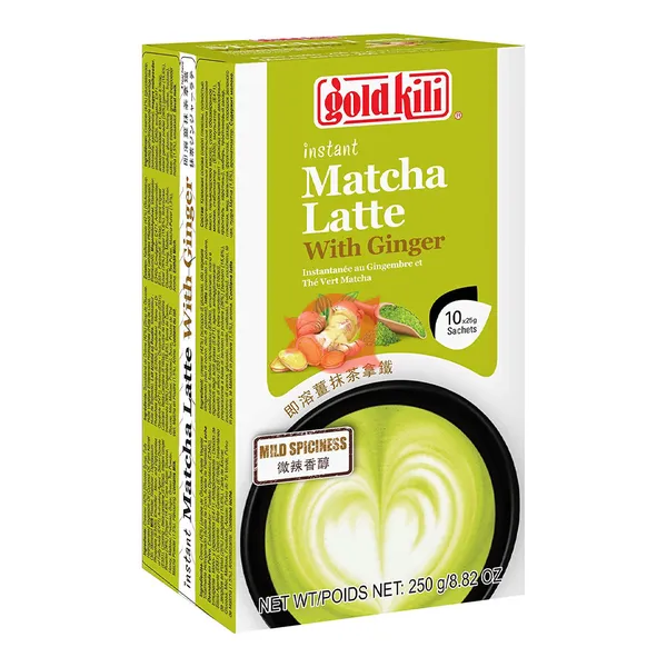 GoldKili Matcha Latte inkiväärillä 25gx10