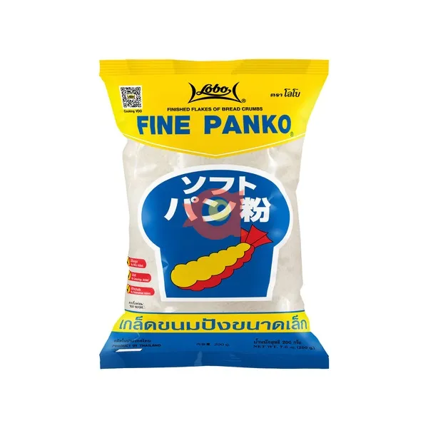Panko Bread Crumbs Fine 200g Lobo