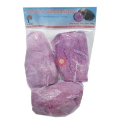 Purple yam half cut