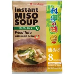 Miso Soup Vegetarian Fried Tofu