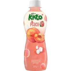 Persikajuicedrink med Nata de Coco