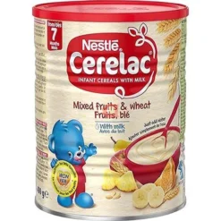 Vete & blandade frukter med mjölk