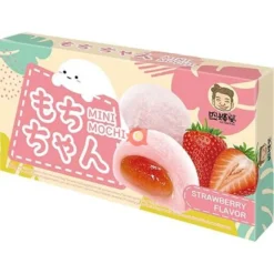 Mini strawberry mochi