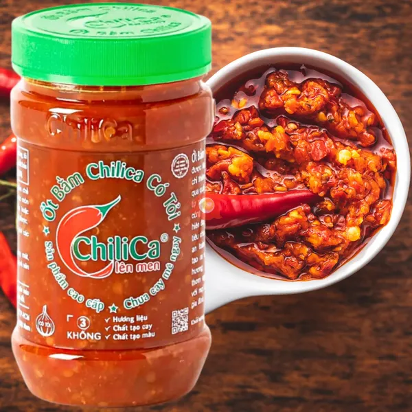 Garlic chili paste Ot Bam 212g