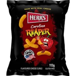 HERR'S Cheese Curls Carolina Reaper 113g