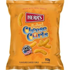 HERR'S Cheese Curls Baked 113g