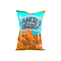 Oishi Marty's Crackling Chicharron Plain Salted 90g