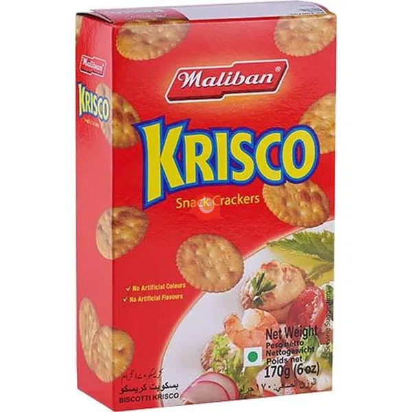 MALIBAN Snack Crackers Krisco 170g