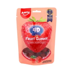 Strawberry gummy candy Amos