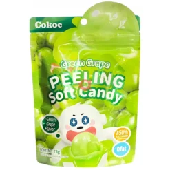 Vihreän viinirypäleen kuorintapehmeät karkit