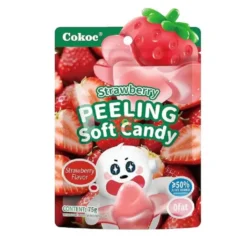 Kuorittavat pehmeät karkit - Mansikka