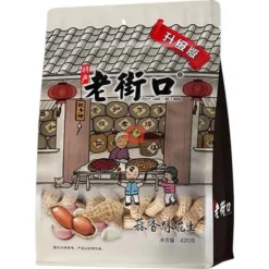 Paahdetut maapähkinät - valkosipulin maku