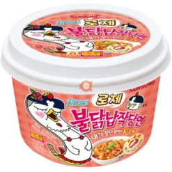 Rose Buldak litteä nuudelikulho