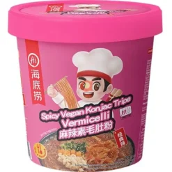 Pikamausteinen vegaaninen konjac-makkara-vermiselli