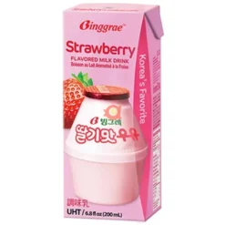 Strawberry milk 200ml Binggrae Tetra